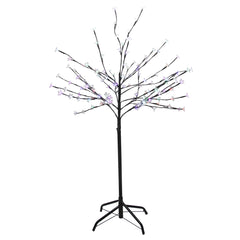 LED Lighted Artificial Cherry Blossom Tree - 4' - Color Changing Lights