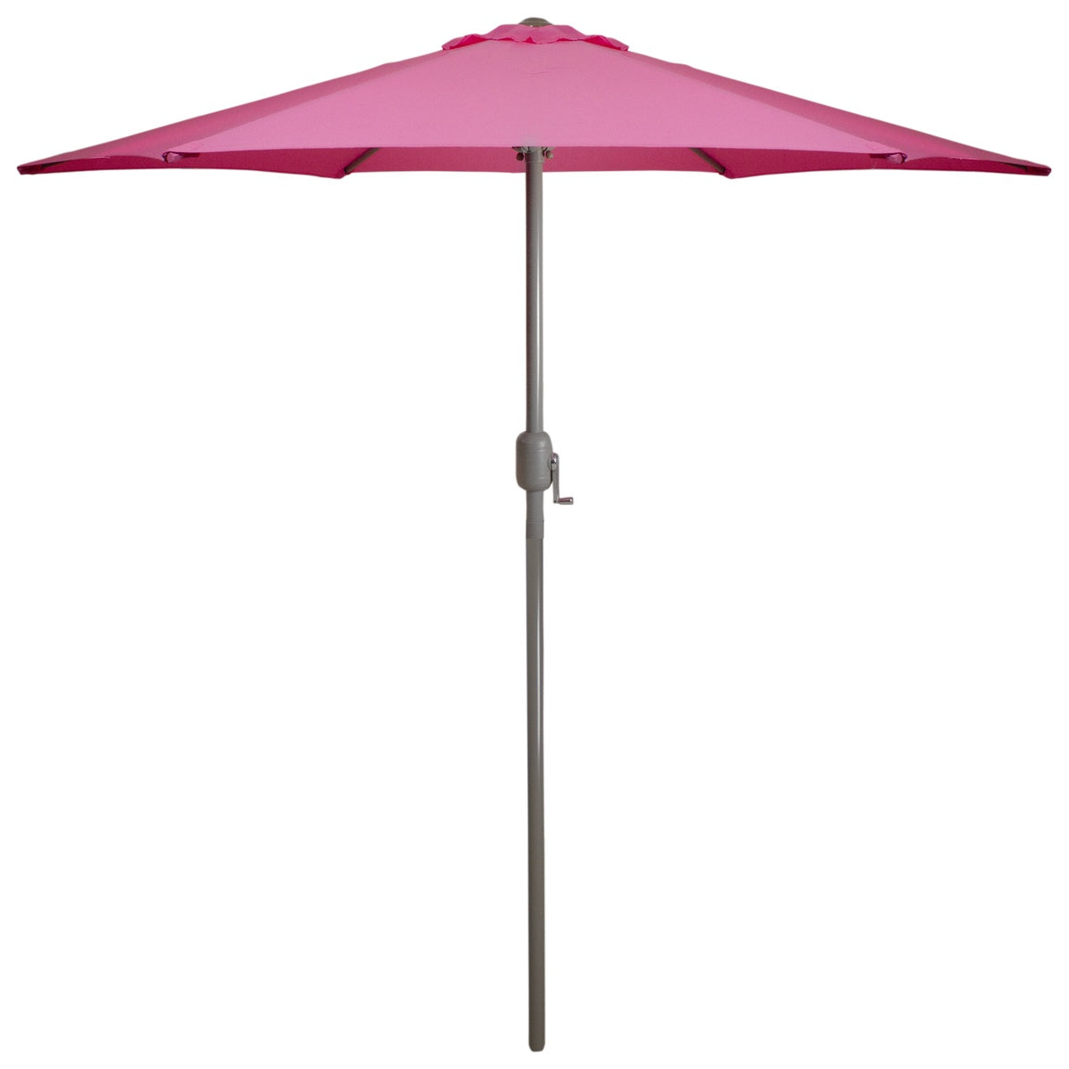  Northlight 7.5ft Outdoor Patio Market Umbrella With Hand Crank  Pink - Pink - Bonton