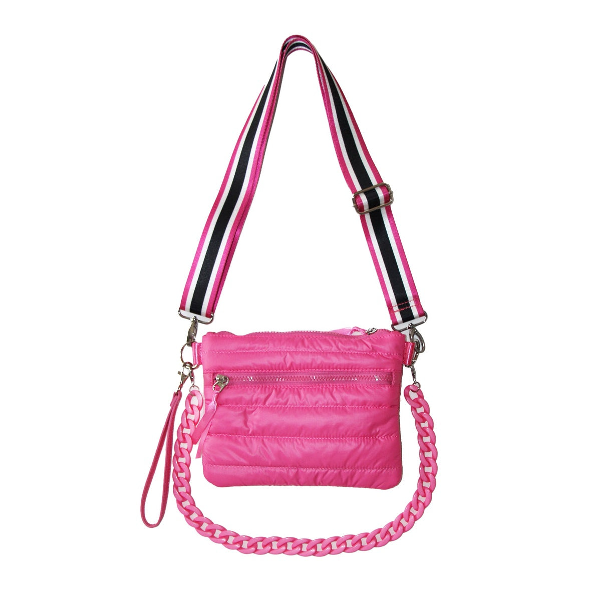  Lemonbella Allie Puffer 4-in-1 Bag Barbie Pink - Default Title - Bonton