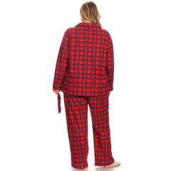 Plus Size Three-Piece Pajama Set