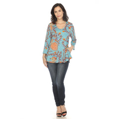 Women's Vibrant Boho Swing Top