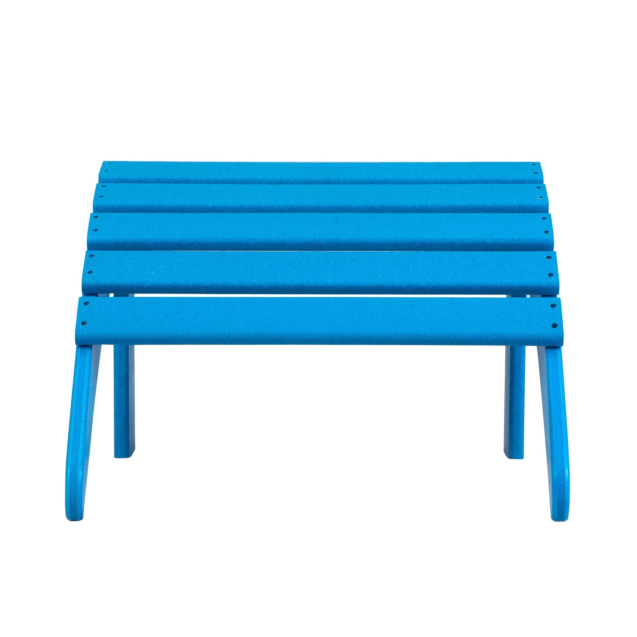  Westin Furniture Outdoor Patio Folding Adirondack Ottoman - Pacific Blue - Bonton