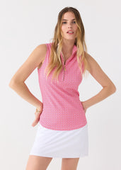 Amelia Island 1/4 Zip Sleeveless Sport Top