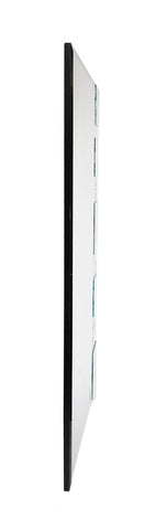 Bubbles Geometric Beveled Accent Mirror