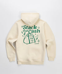 Secure the Bag Heavy Weight Embroidered Hoodie - Bone
