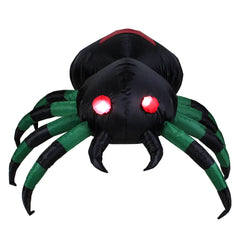 LED Lighted Inflatable Spider Outdoor Halloween Decoration - 3.5'