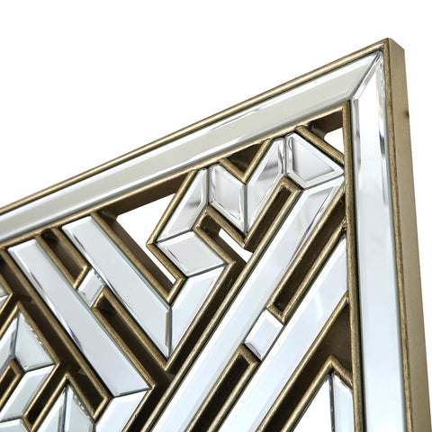 Becket Wall Mirror and Console Table