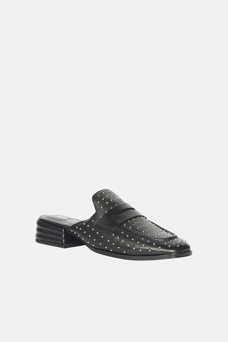  Saint G Sava - Heeled Mule - Black - Bonton