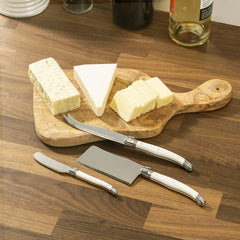 Laguiole Set of 3 Cheese Knives - Faux Ivory