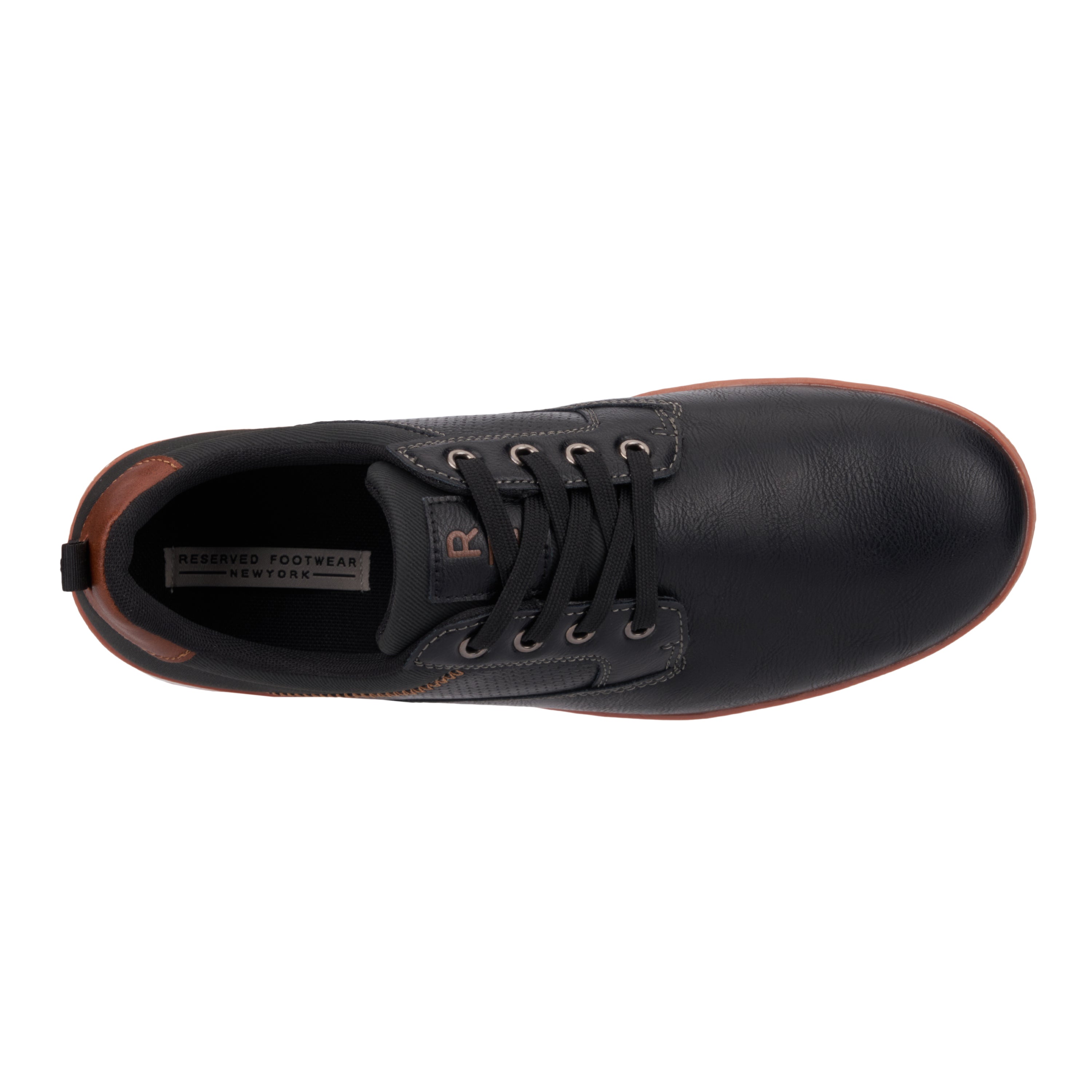  Reserved Footwear New York Men's Levi Oxford Dress Shoe - Black - Bonton