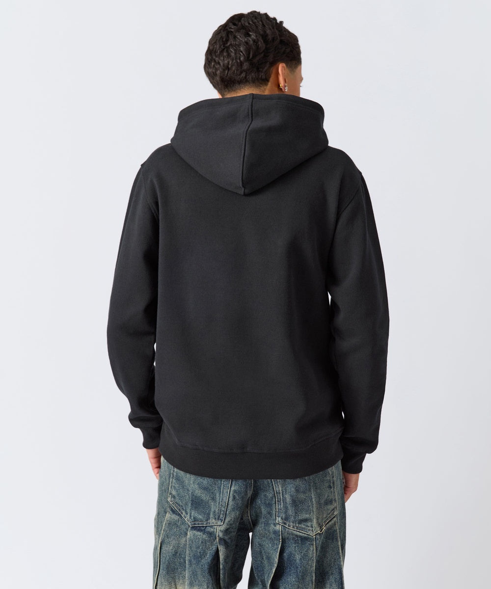  Reason Clothing Defy the System Embroidered Hoodie - Black - BLACK - Bonton