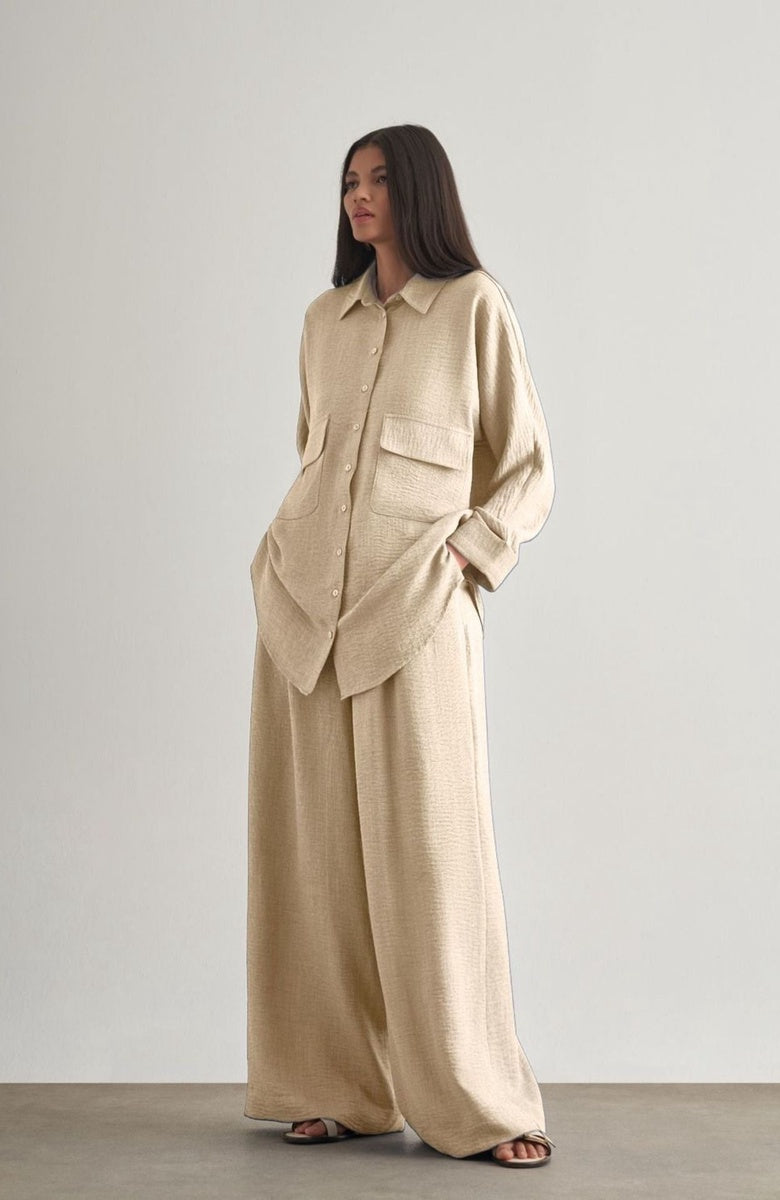  Mizalle Mizalle Tunic - Beige - Bonton