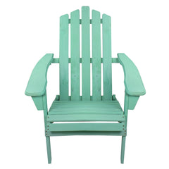 36" Green Classic Folding Wooden Adirondack Chair