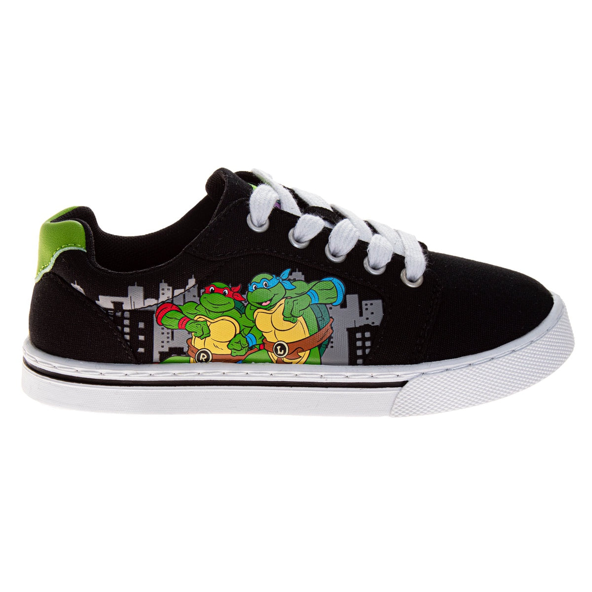  Josmo Teenage Mutant Ninja Boys Turtles Lace-Up Canvas Sneakers - 12 - Bonton