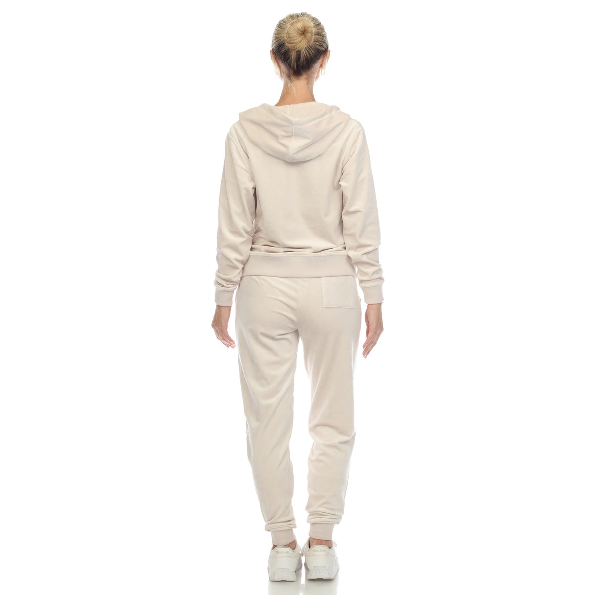  White Mark Women's 2 Piece Velour Tracksuit Set - S - Bonton