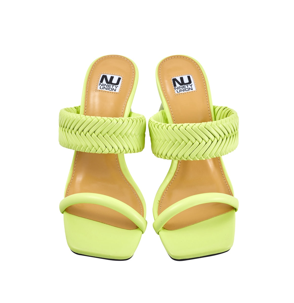  Ninety Union Malibu Two Banded Slide - Lime - Bonton