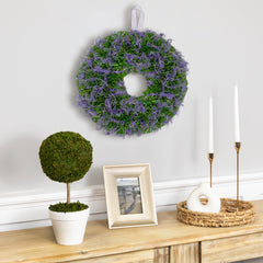 14" Reindeer Moss and Twig Artificial Spring Floral Wreath