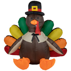 Inflatable Turkey Fall Harvest Outdoor Decoration - 6'