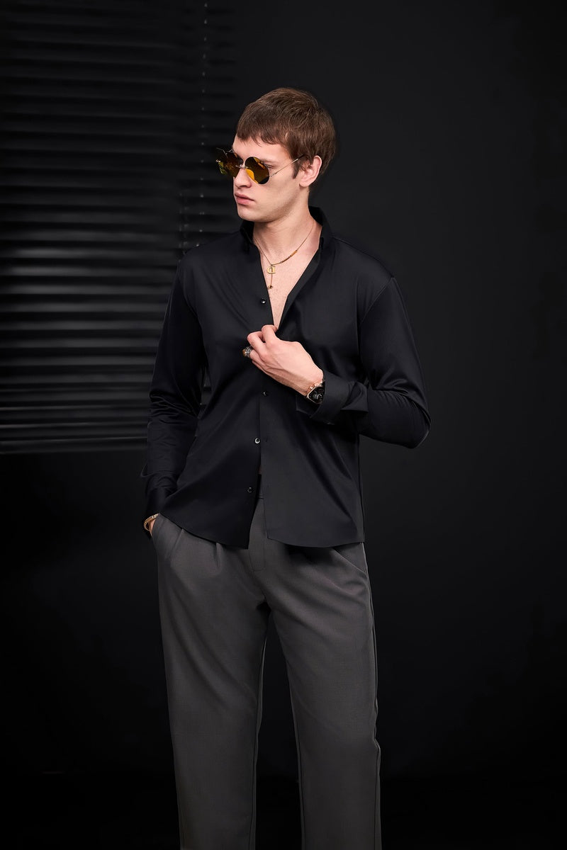  Barocco Wellington Side-Tab Trousers GREY - GREY - Bonton