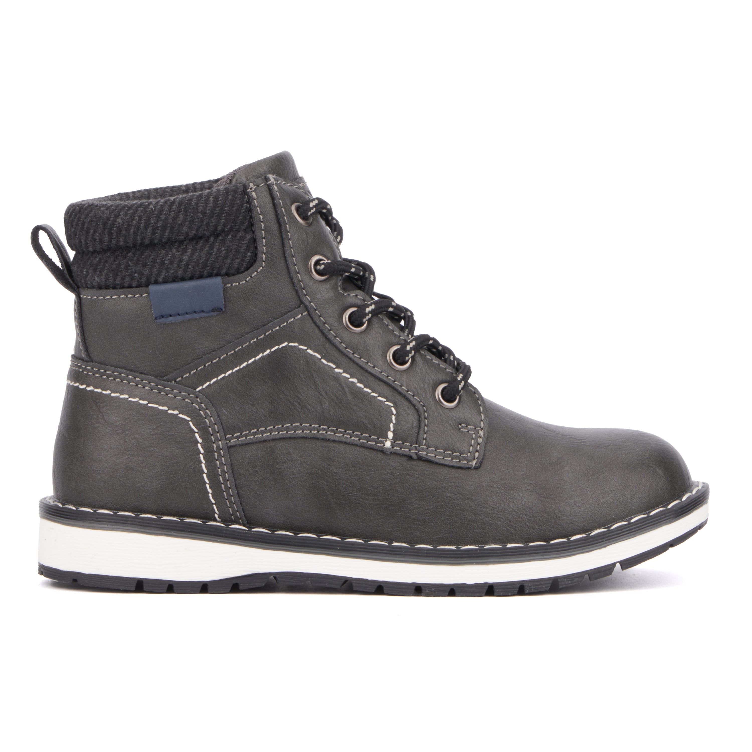  Xray Footwear Boy's Travis Ankle Boots - Charcoal - Bonton