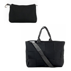 Pouch + Icon Tote - Black