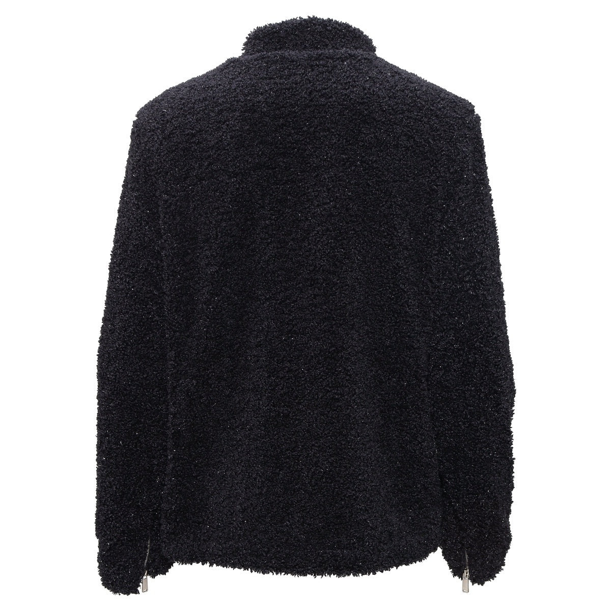  Barocco Teddy Luxe Fleece Zip-Up Jacket BLACK - BLACK - Bonton