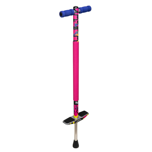 Alex: Super Go Pogo Stick - Pink - Outdoor Jumping & Balancing Toy, Padded Frame, Soft Grip Handles, Bounce Up To 2', Kids-Tweens 88-154lbs, Age 9+-Multi-One Size-1