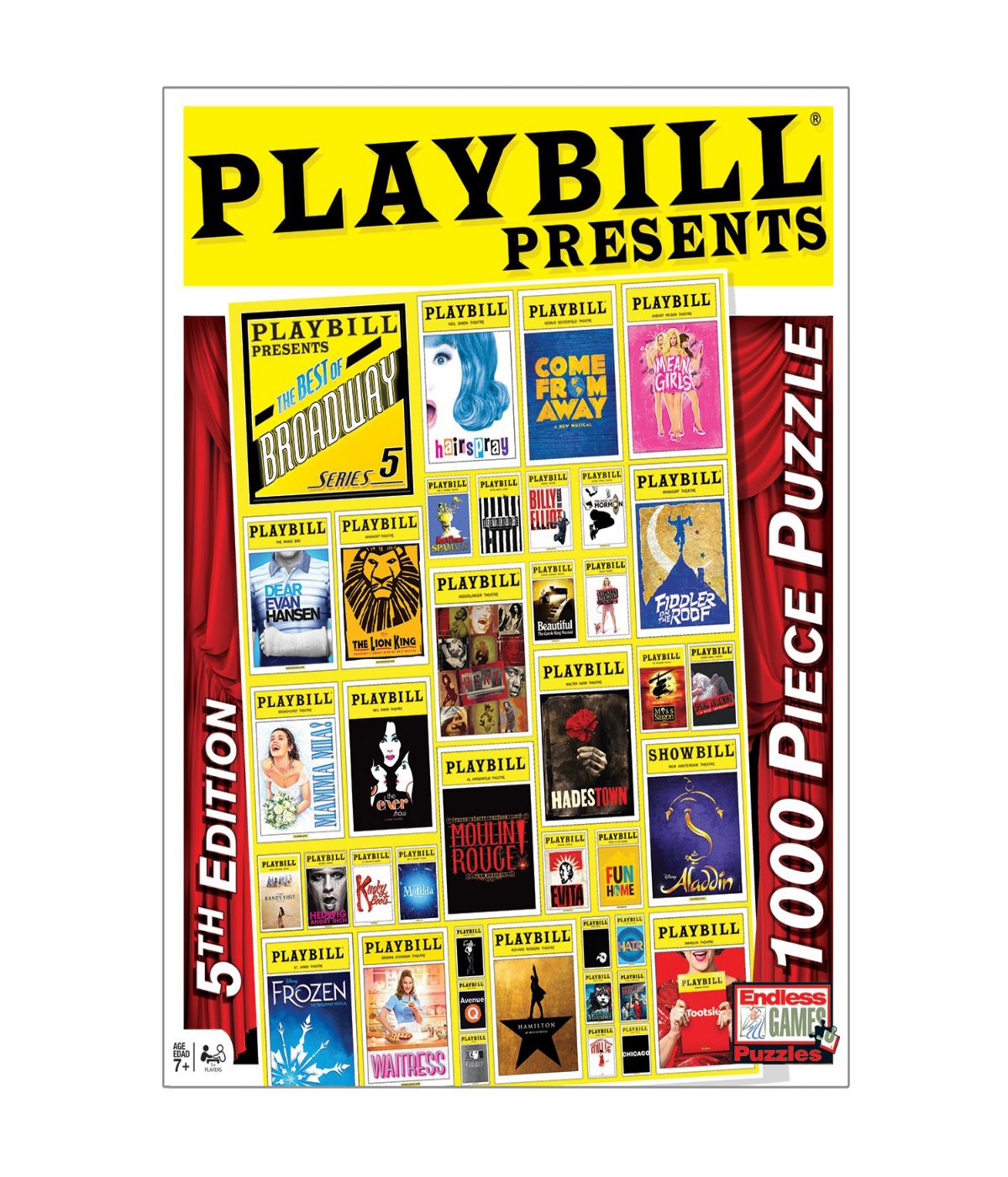  Playbill Presents - Best of Broadway Jigsaw Puzzle: 1000 Pcs Multi - Multi - Bonton