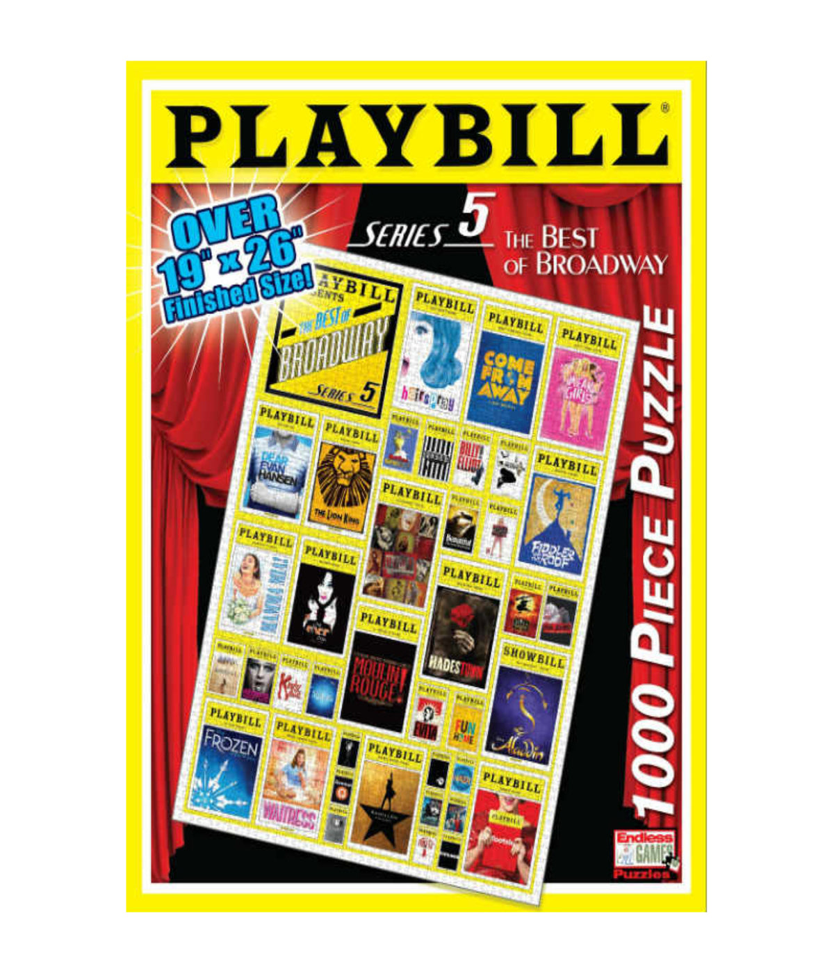  Playbill Presents - Best of Broadway Jigsaw Puzzle: 1000 Pcs Multi - Multi - Bonton