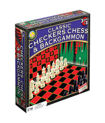 Classic Checkers, Chess & Backgammon Multi