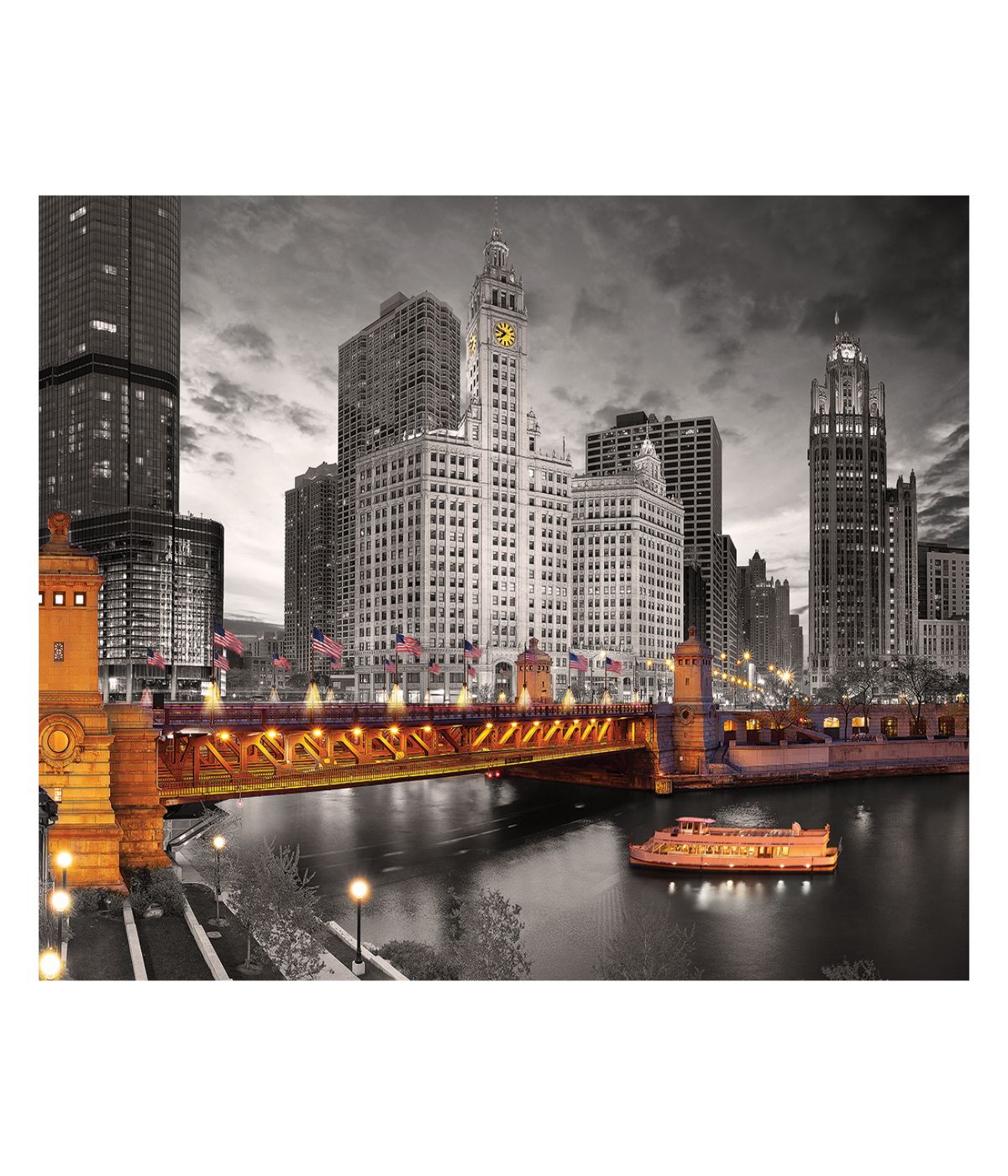  City Collection - Chicago - Michigan Avenue: 1000 Pcs Multi - Multi - Bonton