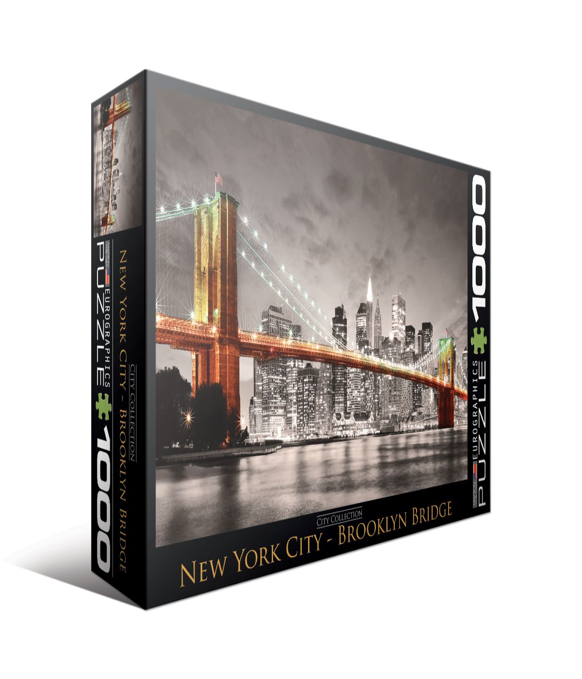  City Collection - New York City - Brooklyn Bridge: 1000 Pcs Multi - Multi - Bonton