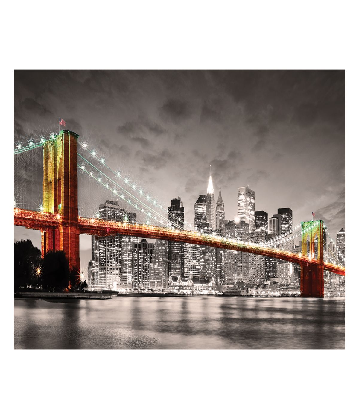  City Collection - New York City - Brooklyn Bridge: 1000 Pcs Multi - Multi - Bonton