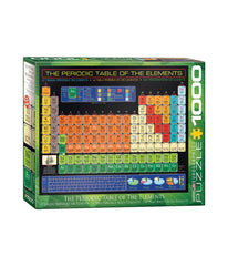 The Periodic Table of the Elements: 1000 Pcs Multi