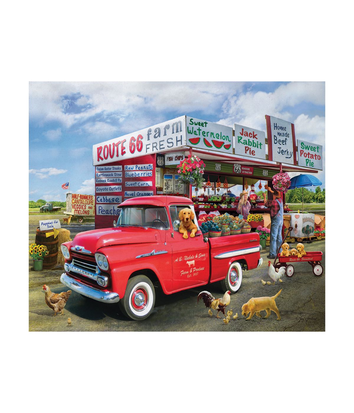  Greg Giordano - The Apache Truck: 1000 Pcs Multi - Multi - Bonton