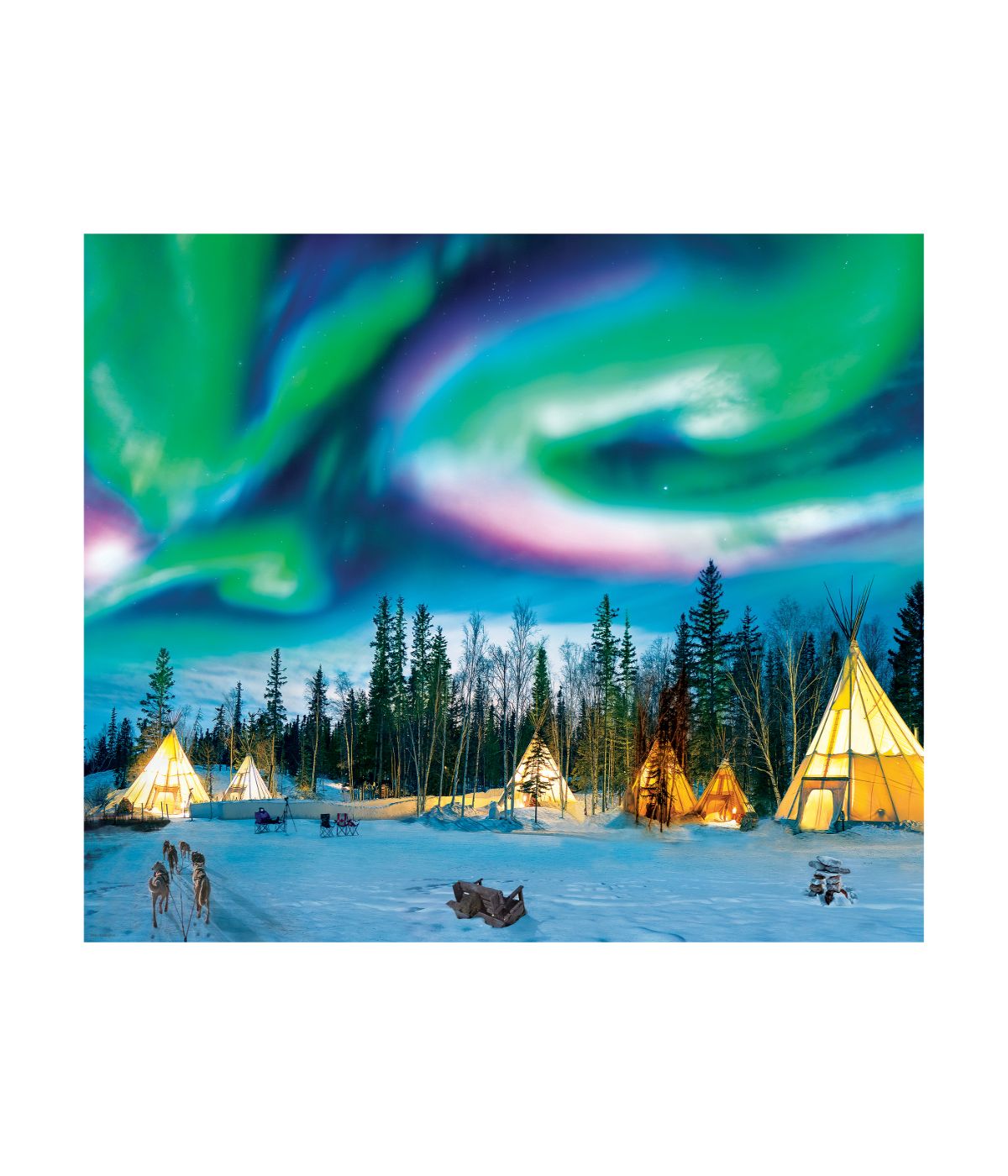  Northern Lights, Yellowknife: 1000 Pcs Multi - Multi - Bonton