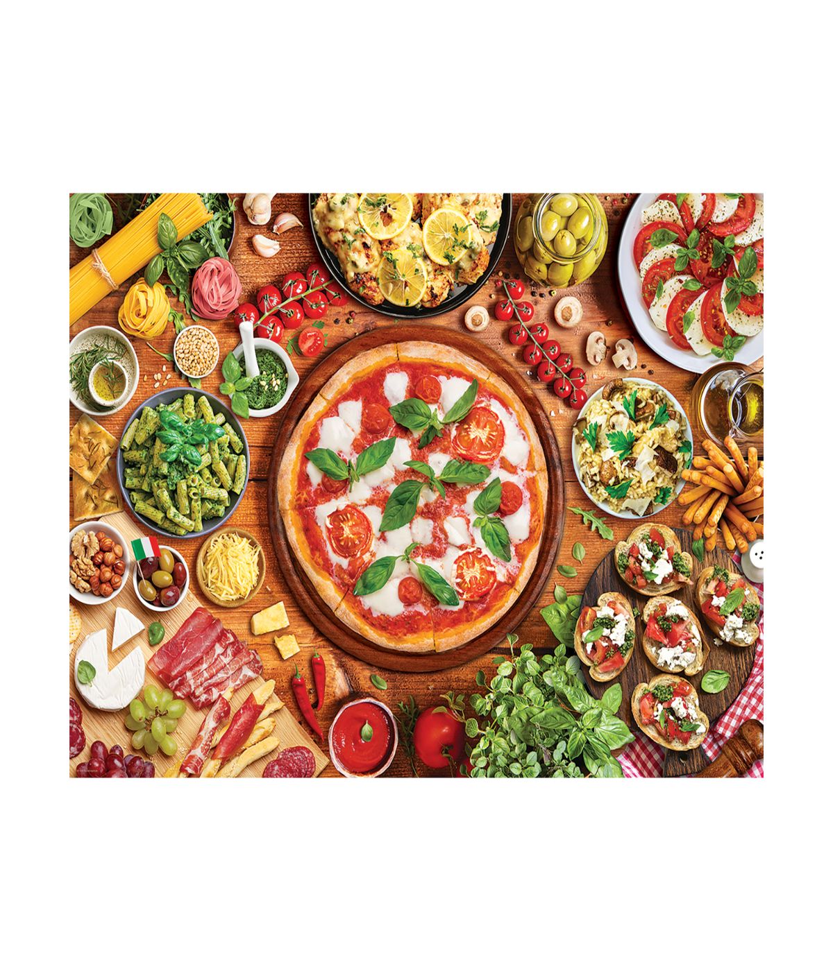  Flavors of the World - Italian Table: 1000 Pcs Multi - Multi - Bonton