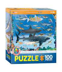 Smart Kids Collection - Sharks: 100 Pcs Multi