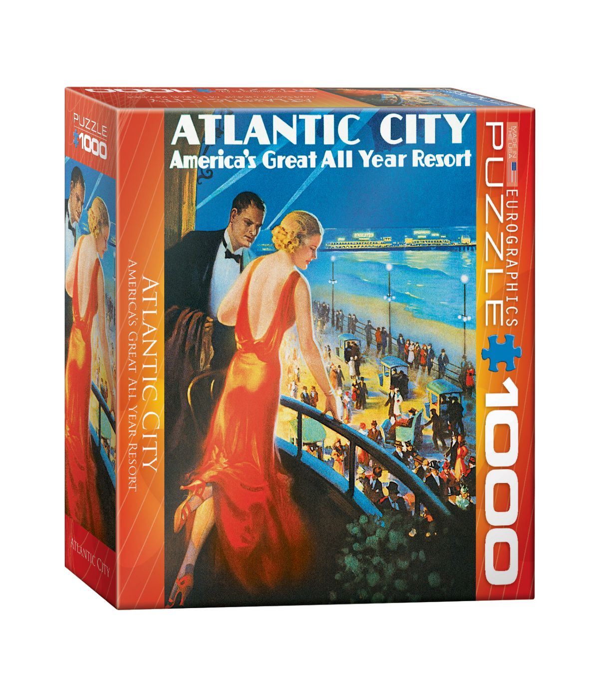  Atlantic City: 1000 Pcs Multi - Multi - Bonton