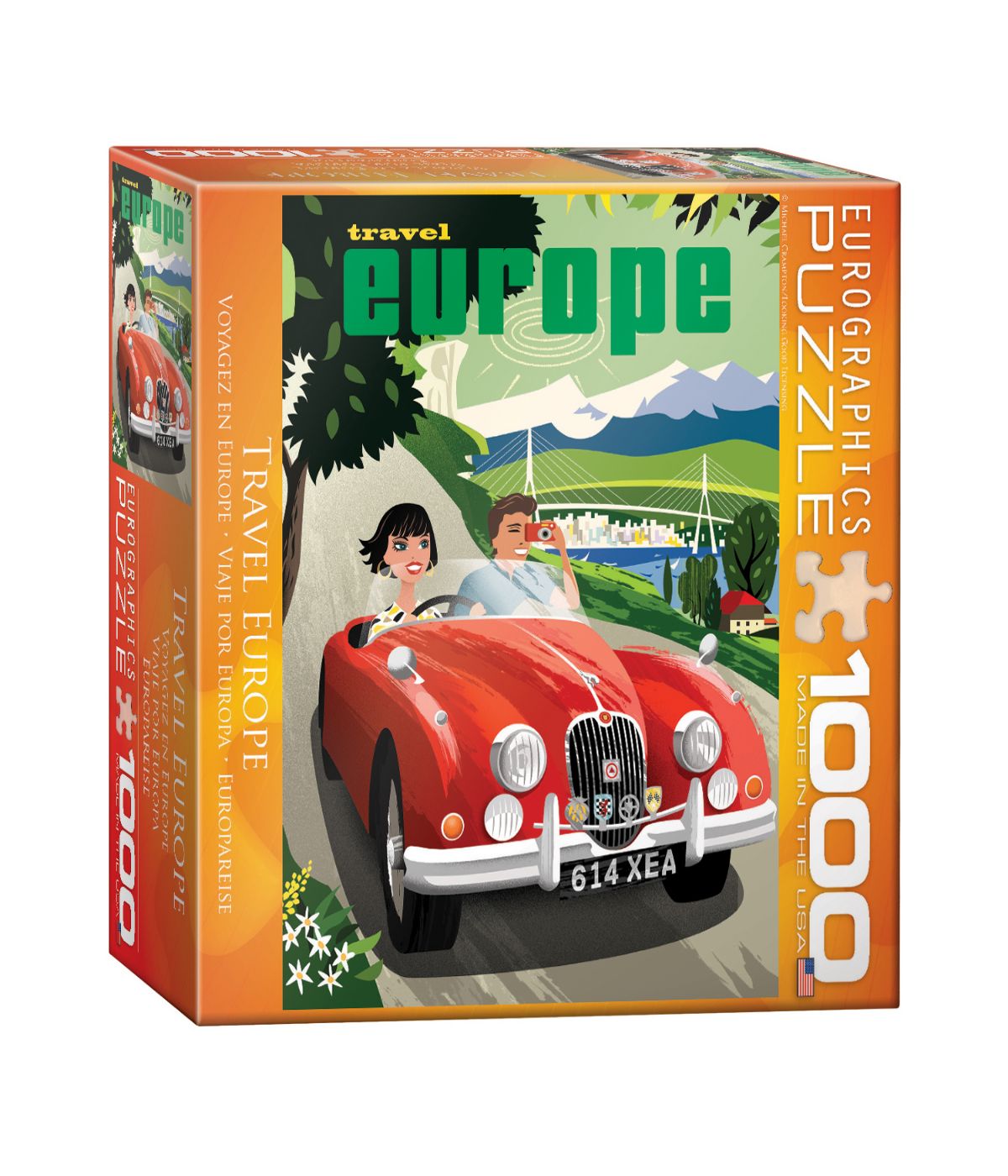  Travel Europe: 1000 Pcs Multi - Multi - Bonton