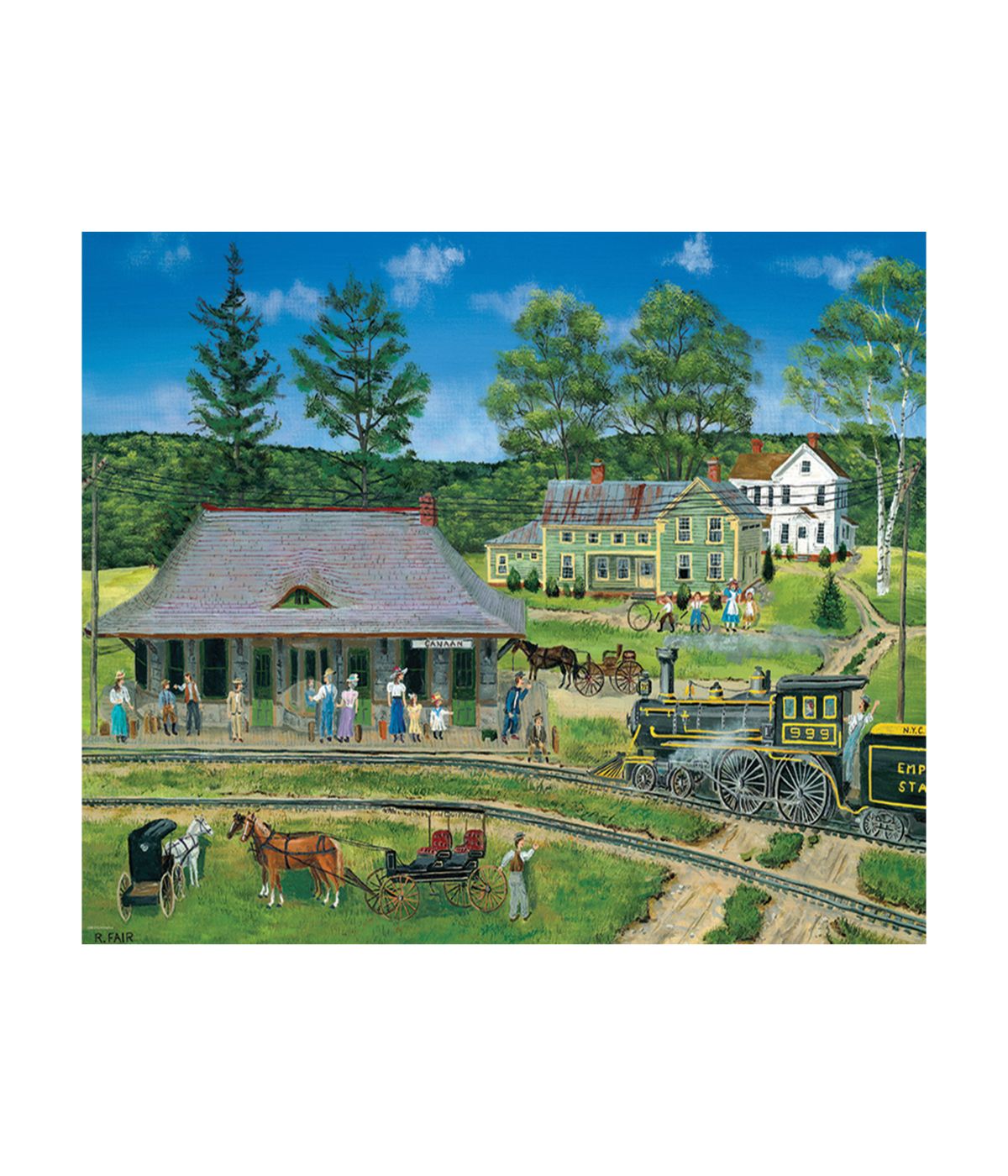  Bob Fair - Canaan Station XL Pieces Family Puzzle: 300 Pcs Multi - Multi - Bonton