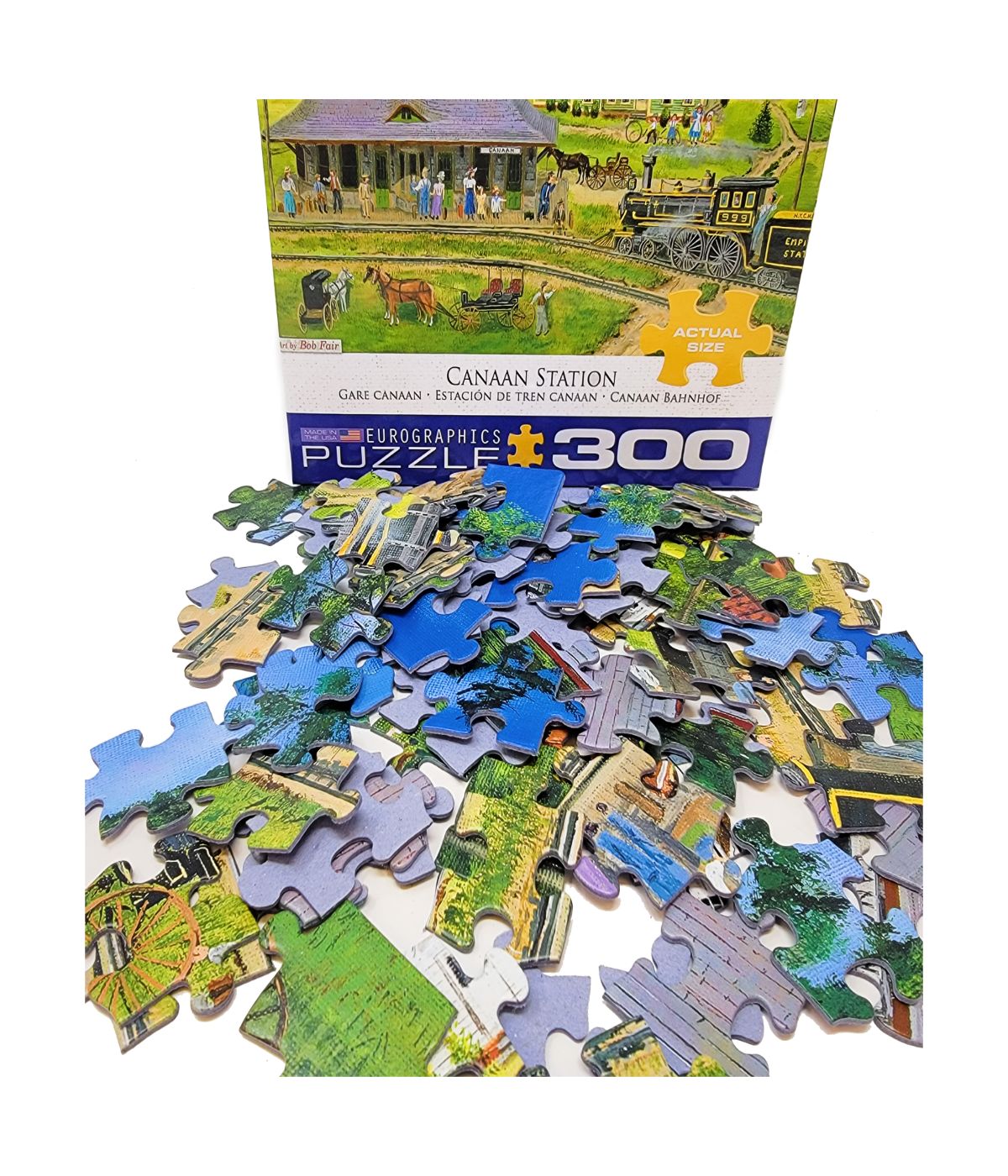  Bob Fair - Canaan Station XL Pieces Family Puzzle: 300 Pcs Multi - Multi - Bonton