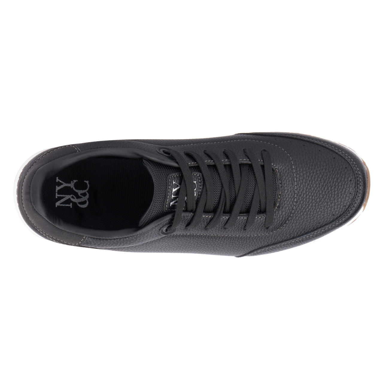  New York & Company New York & Company Men's Anwar Low Top Sneakers - BLACK - Bonton