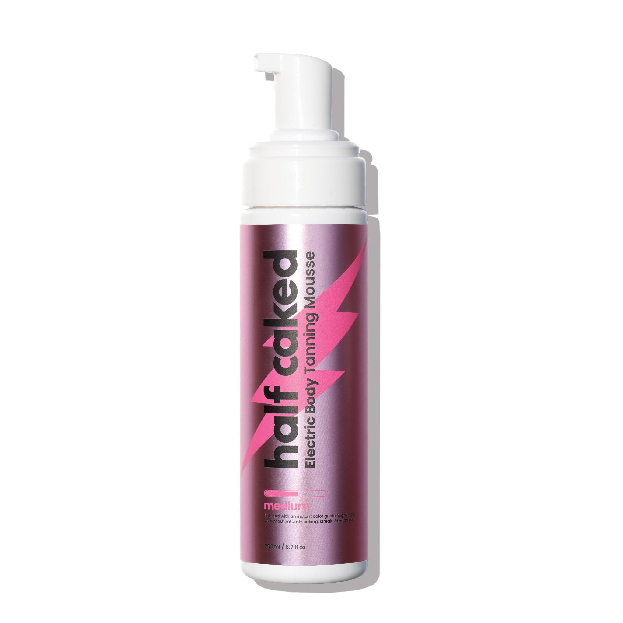  Half Caked Electric Body Tanning Mousse, Medium by Half Caked - Default Title - Bonton