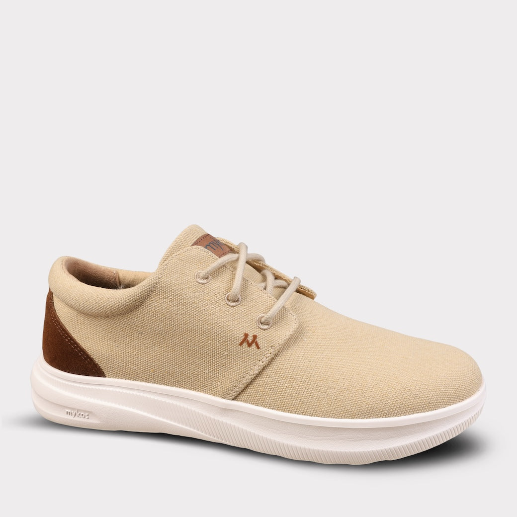  Mykos Emerson Men's Lace-Up Sneaker - Taupe - Bonton