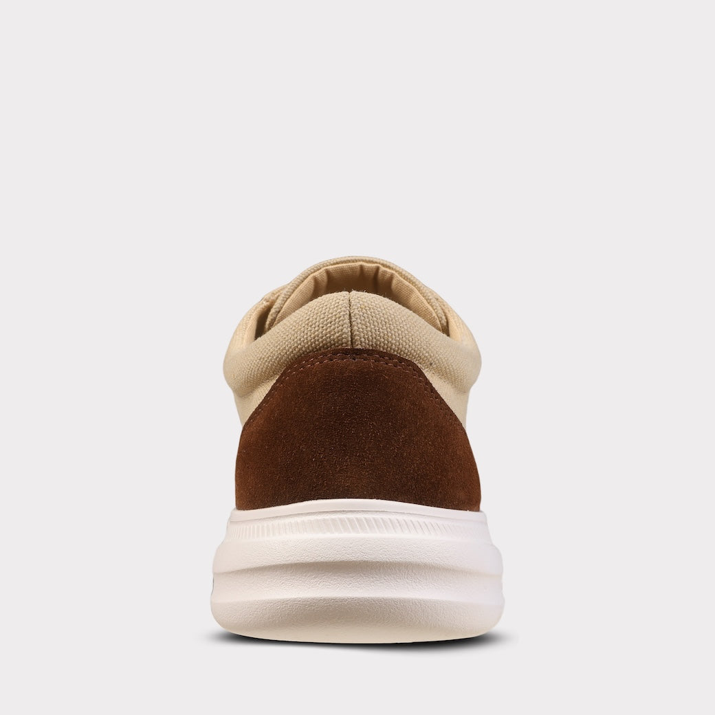  Mykos Emerson Men's Lace-Up Sneaker - Taupe - Bonton