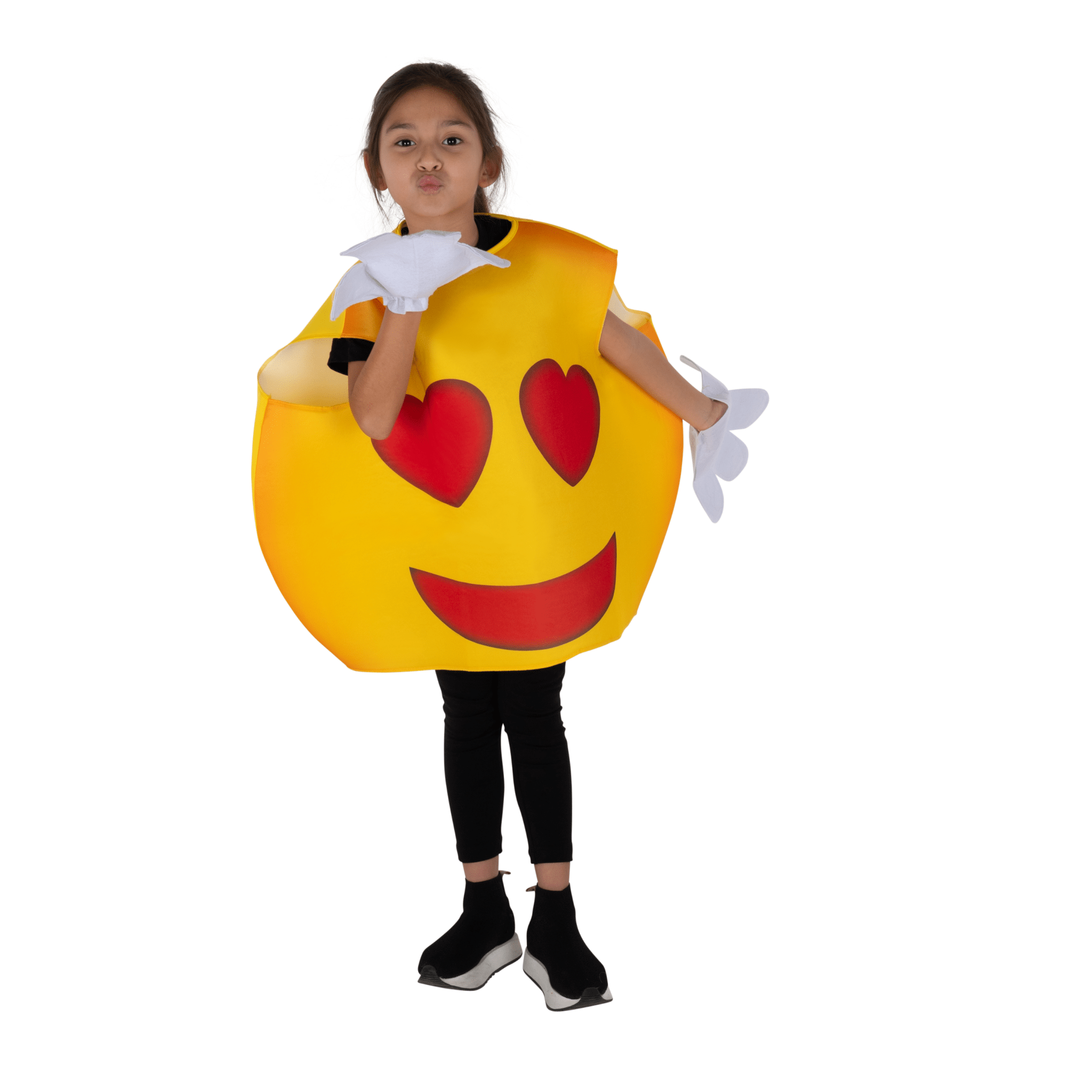  Dress Up America Emoji Hearts Smiley Costume - Kids by Dress Up America - Default Title - Bonton