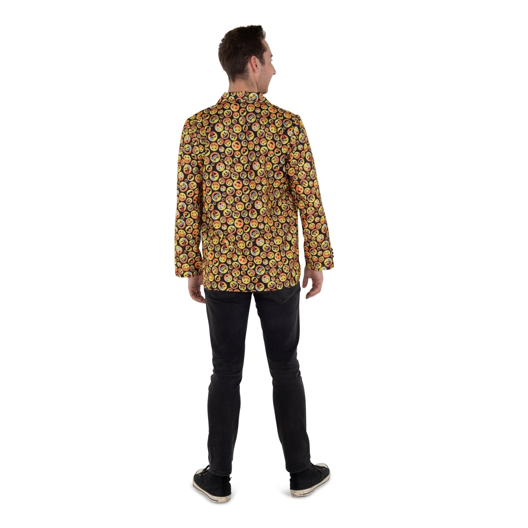  Dress Up America Emoji Jacket - Adults by Dress Up America - Large - Bonton