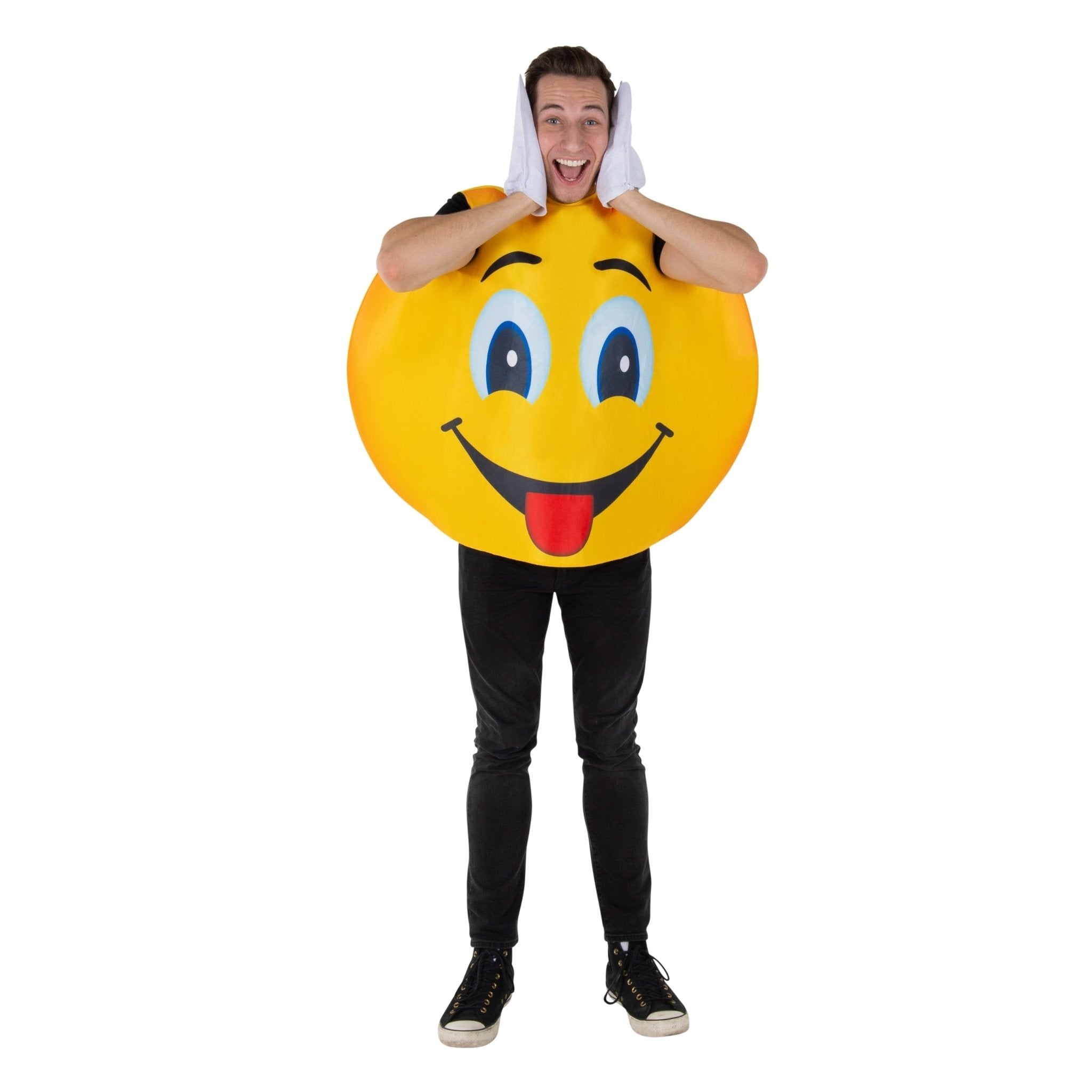  Dress Up America Emoji Smiley Costume - Adults by Dress Up America - Default Title - Bonton