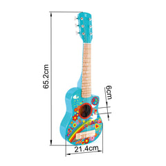 Hape First Flower Power 26" Musical Guitar in Turquoise